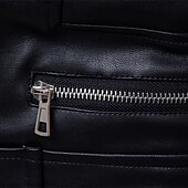 preiswerte Kunstlederjacke-Herren Kunstlederjacke Bikerjacke Motorradjacke Urlaub Täglich Winddicht Warm Tasche Winter Einfach Mode Klassisch Stehkragen Regulär Schwarz Jacken