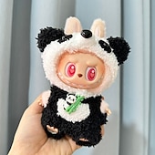 cheap Doll Clothing &amp; Accessories Sets-Clothes ForLabubu Dolls  Fluffy Pig Outfit for 17cm Labulabu Dolls Doll Not Included