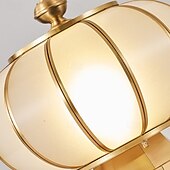 お買い得  ポストライト-クラシックな純銅製の柱ライト、伝統的な防水IP45ガーデンポストライト、ガラスランプシェード付きモダンフェンスピラーランプ、屋外外部パティオ風景ガラスポストランタンE26