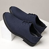 preiswerte Formell-Braune Derby-Schuhe aus hochwertigem Rindsleder für Herren mit glattem Kunstleder-Finish – klassisches Schuhwerk fürs Büro, formelle Anlässe und den Alltag