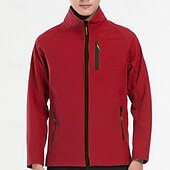 abordables Softshell, polares y chaquetas de montaña-Hombre Chaqueta para senderismo Chaqueta de lana para senderismo Invierno Al aire libre Térmico Grueso Invierno Chaquetas de Lana / Vellones Negro Rojo Azul Marino Oscuro Azul Real Gris