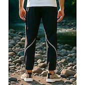 preiswerte Unterteile-Herren Wanderhosen Außen Normale Passform Wasserdicht Winddicht Schnelltrocknend Leicht Hosen Elastischer Bund Dunkelgrau Schwarz Camping / Wandern Golfspiel Laufen M L XL XXL XXXL