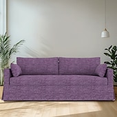 preiswerte Sofabezug-Sofabezug passend für Hyltarp-Sofa, einfarbig, gesteppte Polyester-Schonbezüge