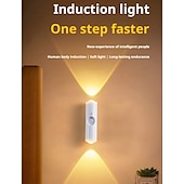 cheap Puck Lights-1 Pc Led Charging Puck Lights Spotlight, Sensor  Night Light, Usb Charging, Three Color Dimming, Magnetic Installation, No Need For Wiring Or Punching Hole
