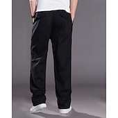 זול תחתונים-בגדי ריקוד גברים מכנסי חוץ מכנסי קרגו מכנסיים לטיולי הליכה סתיו חיצוני רגיל קל משקל נושם תחתיות אלסטית מותניים צהוב בהיר אפור כהה כותנה מחנאות / צעידות / טיולי מערות ריצה M L XL XXL XXXL