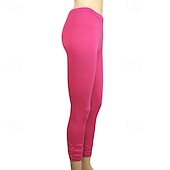 olcso Sima leggings-Női Nadrágok Leggingek Utcai sikk Alkalmi Teljes hossz Természetes Sima Rugalmas derék kellemes Szabadtéri Kényelmes Szabadtéri Sportruházat Szabadság Bíborvörös Stétszürke Kék tó Bor Ősz Normál
