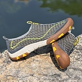 billige Sneakers til herrer-Herre utendørs tursko i netting – vannavstøtende og solide joggesko for fotturer, turstier og komfort hele dagen