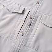 preiswerte Oberteile-Herren Wanderhemd Wanderspitze Cargo-Shirt Kurzarm Umlegekragen Oberteil Außen Schnelltrocknend Leicht Atmungsaktiv Polyester Schwarz Armeegrün Blau Tennis Golfspiel Laufen