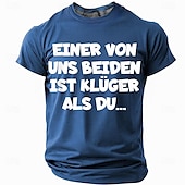 お買い得  メンズおもしろTシャツ-オリーブグリーンのメンズ面白いグラフィックTシャツ：&quot;私たちの中で誰かがあなたより賢い&quot; 皮肉な知性ユーモアTシャツ