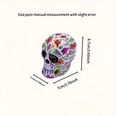 voordelige Halloween-3 stuks Halloween snoeppot in de vorm van een schedel - matte ijzeren opbergcontainer voor koekjes en snacks display- en verpakkingsmaterialen sieraden maken display- en verpakkingsmaterialen kralen