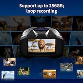 economico Telemetri e telescopi-Binocolo per birdwatching, binocolo transfrontaliero, visione notturna, zoom 4k 16x, raffica a infrarossi, foto e video HD