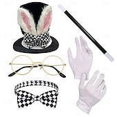 levne Doplňky-Alice in Wonderland Pohádka Śílenec Sada příslušenství Postavy z pohádek cosplay Filmové kostýmy for Unisex Děti Dospělé předvečer Všech svatých Karneval Světový den knihy Výkon Vzdělávací převlékán