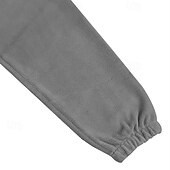 economico felpe in pile-Per uomo Felpa con cappuccio e zip Felpa con zip Felpa con cappuccio in pile Nero Bianco Marrone Grigio Colletto Mao Semplice Con zip Tasca Frontale Sport &amp; Outdoor Casuale Quotidiano Streetwear Cool