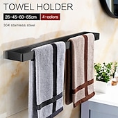 cheap Towel Bars-Towel Bar Towel Rack 304 Stainless Steel Wall Mounted Bathroom Hardware Towel Holder for Bath Towels, Rustproof Towel Rail for Kitchen, Shower, Hotel Use, Heavy Duty Polished Finish