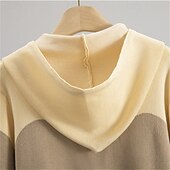baratos Fatos de treino-Mulheres Moletom Suéter Conjunto de Roupa Atlética Outono Bolsos Bloco de cor Conjuntos Preto Vermelho Academia Exercite-se Esportivo Térmico / Quente A Prova de Vento Macio Manga Longa Esporte