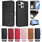 levne Pouzdra pro iPhone-telefon Carcasă Pro Samsung Galaxy iPhone 16 Pro Max Plus iPhone 16 iPhone 16 Plus iPhone 16 Pro Max iPhone 15 iPhone 15 Pro Max iPhone 15 14 Pro Max Plus Pouzdro na peněženku se stojánkem Zip