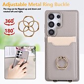 billiga Skal och fodral till Samsung-telefon fodral Till Samsung Galaxy S25 S25 Plus S24 Ultra S24 S24 Ultra Plus S23 Ultra Plus S23 S23 Plus S22 Ultra S22 S21 Plus Ultra Plånboksfodral med snodd Stöd Kortplats Kontor / företag