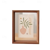 cheap Tabletop Picture Frames-Double-Sided Transparent Acrylic Photo Frame, 10-Inch Display Stand for Specimens, Calligraphy, A4 Photos