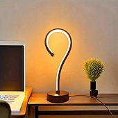 abordables Lampes de Table-Lampe de bureau créative en forme de point d&#039;interrogation pour salon, chambre à coucher, lumière tricolore, moderne et contemporaine, alimentée par USB pour chambre à coucher &lt;5v a / b