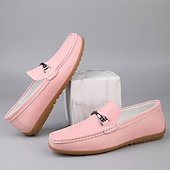 voordelige Casual loafers-Rode imitatieleren loafers voor heren, stijlvol instapmodel met comfortabele, zachte binnenzool, ideaal voor zakelijke, casual weekenden en reizen