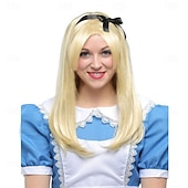 Deluxe Alice Adult Wig Alice's Adventures in Wonderland Cosplay Wigs Halloween Wigs4