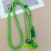 economico Lanyards e cinturini da polso per telefono-Nuovo telefono cellulare con ciondolo a forma di cartone animato, corda per appendere tracolla regolabile, etichetta stampata da donna, corda per appendere all&#039;aperto, viaggio, arrampicata, corda