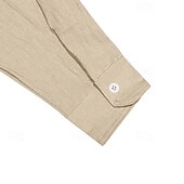 abordables Ensembles t-shirts-Homme Ensembles T-shirt Tenues 2 pièces Ensemble Short manche longue Revers Été Uni Mode Occasionnel 2 pièces Vacances Tenue quotidienne Sortir Noir Blanche Kaki T-shirt haut de gamme pour homme
