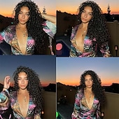 baratos Cabelo de crochê-Micro tranças brasileiras pré-enroladas, cabelo cacheado de crochê, 18 polegadas, cabelo de crochê com ondas d&#039;água, extensões de cabelo afro crespo e cacheado, cabelo sintético de crochê com ondas