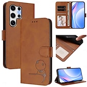 abordables Coques Samsung-téléphone Coque Pour Samsung Galaxy S25 S25 Edge S24 S24 FE S23 Ultra Plus S22 Plus Ultra A16 A55 5G A15 A14 Étui Portefeuille avec Support Fermeture Éclair Protection complète du corps Rétro TPU
