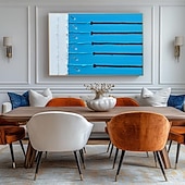 Недорогие Пейзажи-mintura ручная роспись 3d плавание картины маслом на холсте современная абстрактная текстурированная настенная живопись для украшения дома готовая к подвешиванию с натянутой рамой