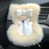 cheap Doll Clothing &amp; Accessories Sets-Doll Car Seat for 17cm Dolls with Air Vent Clip and Desktop Stand Cute and Functional Car Ornament for Blind Box Doll Fans