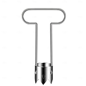 cheap Fruit &amp; Vegetable Tools-Fruit and Vegetable Corer Tool, Stainless Steel Fruite, Apple Core Remover with Ergonomic Handle, Red Bell Pepper Corer Tool for Vegetables Fruit Kitchen Gadget
