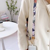 お買い得  その他のスマホケース-新しい調節可能な携帯電話ストラップ、長いクロスボディストラップ、バック可能なショルダーストラップ、吊り下げチェーン、レトロパターンの吊り下げネック、幅広の布ストラップ