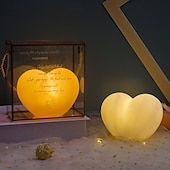 cheap Event &amp; Party Supplies-Heart Shaped Night Light for Women, Personalized LED Lamp Gift for Mom Wife Girlfriend, Home Decor for Mother&#039;s Day, Valentine&#039;s Day, Birthday, Anniversary, Christmas