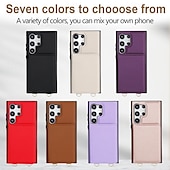 cheap Samsung Cases-Phone Case For Samsung Galaxy S22 S22 Plus  Ultra A73 A53 A52 A13 5G A13 A51 Back Cover with Lanyard Kickstand Card Slot Retro TPU PU Leather