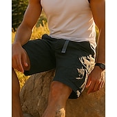 abordables Fondos-Hombre Pantalones cortos de senderismo pantalones cortos deportivos Al aire libre Ajuste regular Transpirable Secado rápido Ligero Elástico Bermudas Cintura elástica Negro Azul Tenis Golf Corriendo M