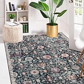 preiswerte Küchenteppiche &amp; Matten-Bohemian Boho Bereichsteppich Küchenteppich Rutschfester Ölbeständiger Bodenmatte Wohnzimmerteppich Innen- und Außenteppich Schlafzimmerdeko Badezimmermatte Eingangsfußmatte Fußmatte