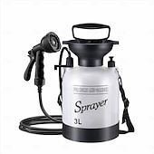 cheap Camping Accessories-Portable Camping Shower, 10 Spray Modes, Insulated Pressure Sprayer, Warm Water Outdoor Shower for Hiking, Beach, Pet Washing