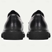 economico Scarpe Eleganti Classiche-scarpe eleganti da uomo in vera pelle di vacchetta nera con motivo coccodrillo – eleganti scarpe formali per lavoro, matrimoni ed eventi speciali