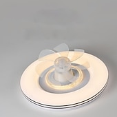 cheap Ceiling Fan Lights-Nordic Ceiling Fan Light Tri Color Lights Ceiling Fan Lamp With Remote Control For Living Room