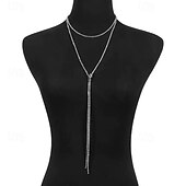 ieftine Coliere-colier cromat unisex elegant lux romantic clasic colier pentru aniversare nuntă invitat sărbătoare