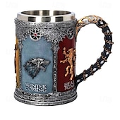 baratos Canecas &amp; Chávenas-Taça de vinho medieval de fantasia, copo de aço inoxidável com design de filigrana de prata, cálice real inspirado em filmes, utensílios de bar góticos criativos