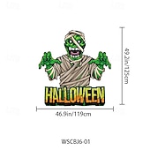 cheap Halloween Outdoor Decor-Halloween Trunk Treat Car Banner Car Decoration,Ghost Halloween Decorations Halloween Fabric Car Decoration Halloween Car Trunk Decoration Ghost Pumpkin Wall Covering
