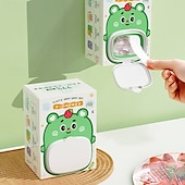 baratos Limpeza de Cozinha-tampas elásticas descartáveis para alimentos em tigelas, conjunto de tampas elásticas de plástico para frutas, vegetais, tampas à prova de poeira e odores para armazenamento de alimentos