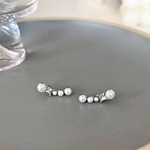 economico Orecchini-Per donna Orecchini a perno Tropicale Gioia Elegante Orecchini Gioielli Argento Per Feste