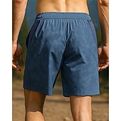 levne Spodní části-Pánské Dağcı Şortu turistické kalhoty Kamuflážní barva Léto Venkovní Běžný Voděodolný Větruvzdorné Rychleschnoucí Lehká váha Kraťasy Elastický pas Tmavě šedá Černá Tenis Golf Běh S M L XL XXL