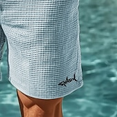 Χαμηλού Κόστους ανδρικό 3d sweat σορτς-Ανδρικά Ζώο Καρχαρίας Θαλάσσια πλάσματα Σορτς βάφλα Σορτς ιδρώτα Casual σορτς Μεσαία Μέση Μόδα Casual Διακοπές Τζόγκινγκ Προπόνηση Ελαστική μέση με κορδόνι Σορτς με τσέπες Σχεδιαστής Ρούχα