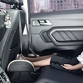 お買い得  車内収納-愛らしい茶色のクマの車の座席のフットレスト調節可能なストラップ - 旅行やオフィスの快適さのためのポータブルフットスツール漫画スタイルはサポートを追加し、すべての車に適していますホリデーギフトに最適です