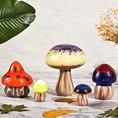 cheap Mold-5Pcs Mushroom-Shaped Silicone Molds Set - Create Unique Home Decors with 5 Different Size Molds for Epoxy Resin Casting DIY Craft and Artistic Projects - Ideal for Crafting Jewelry Making