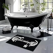 economico Tappeti e zerbini-zerbino di benvenuto con teschio di Halloween, zerbino antiscivolo, tappeto resistente e lavabile per interni/esterni, per veranda, ingresso e arredamento per la casa